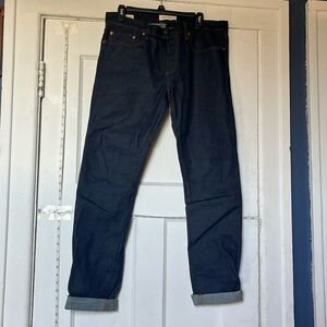 NWOT 32x34 Gap 1969 Japanese selvedge denim skinny jeans